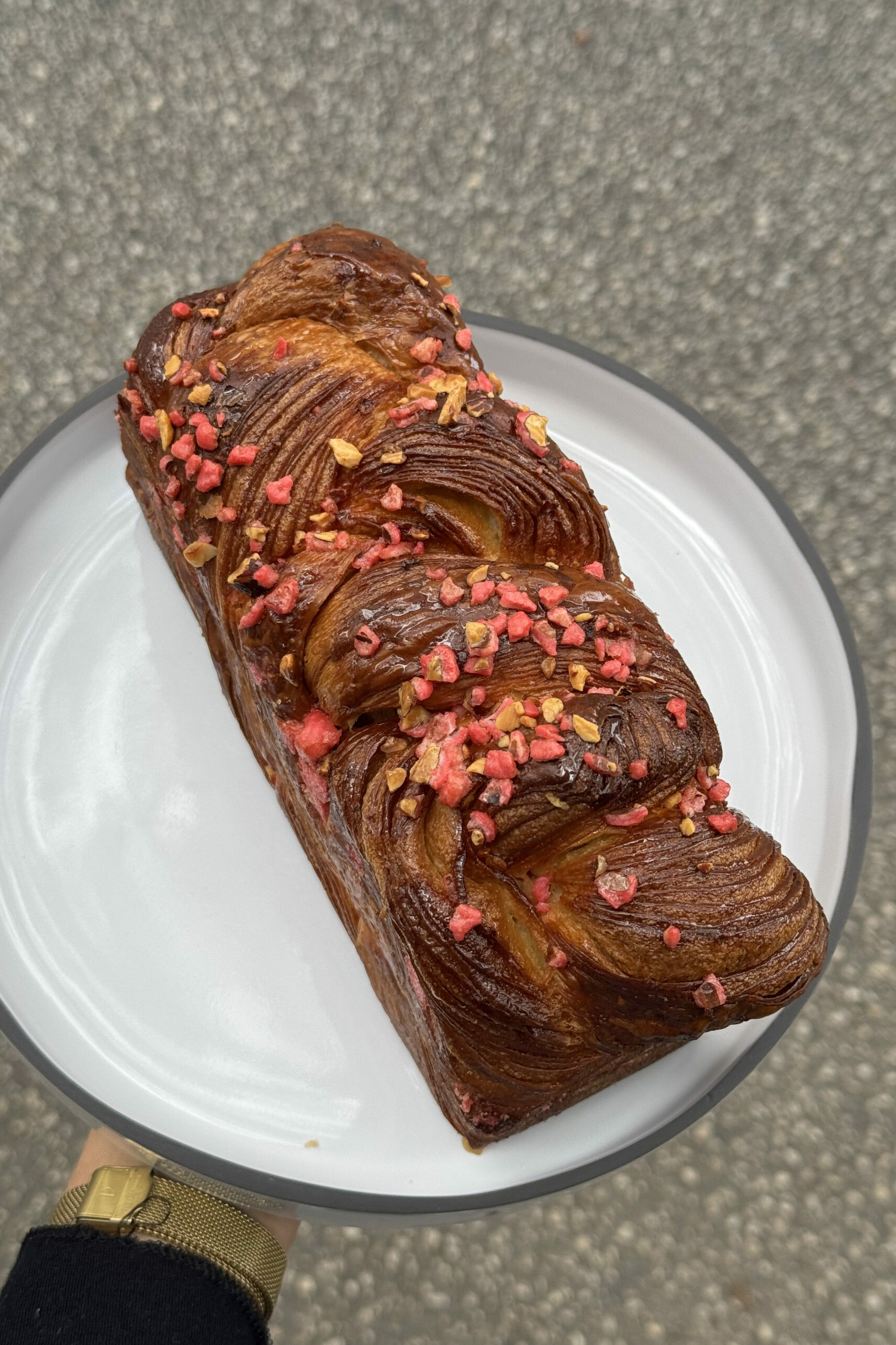 Petit déjeuner Lyon - Brioche feuilletée praline