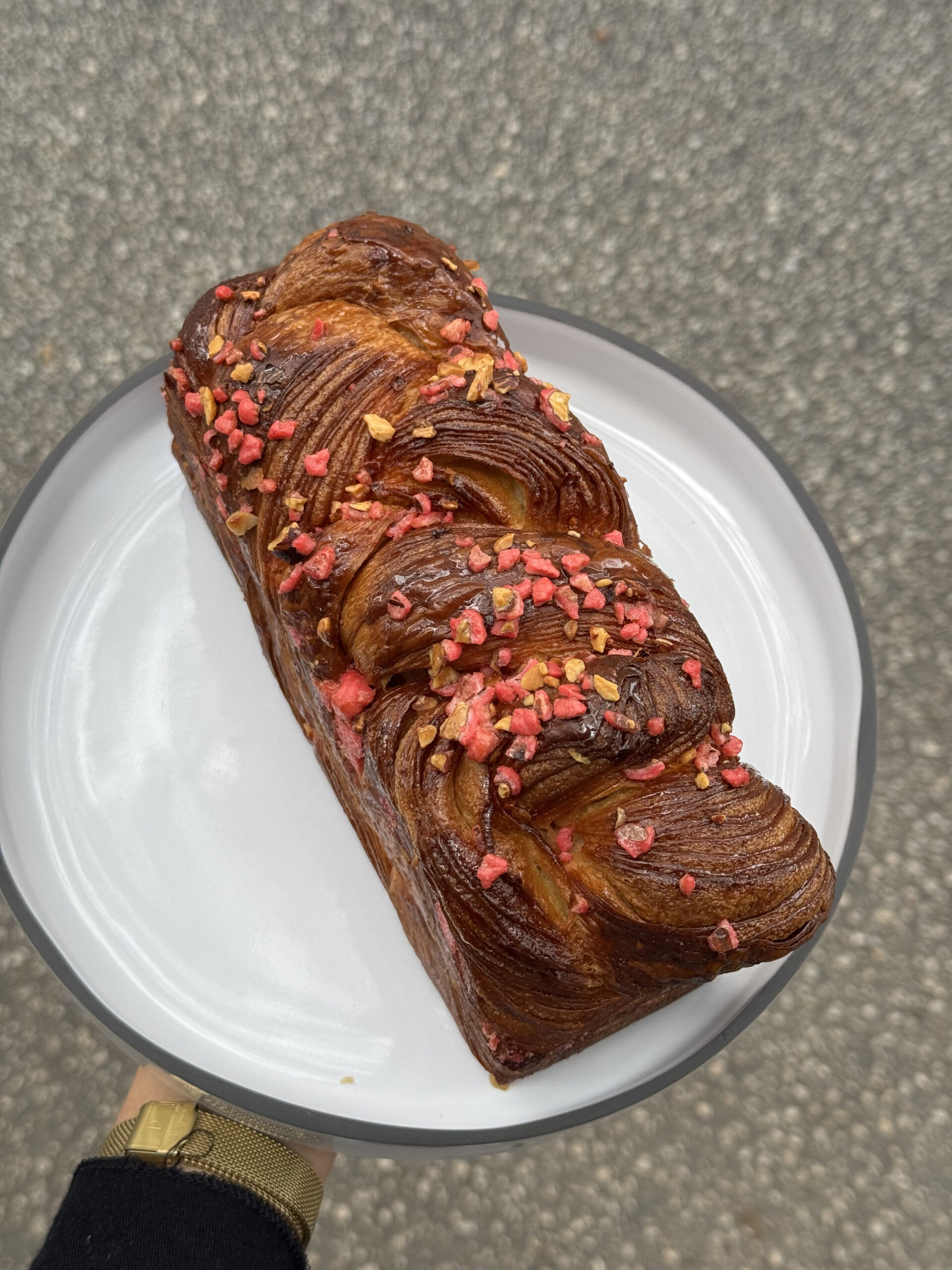 Petit déjeuner Lyon - Brioche feuilletée praline