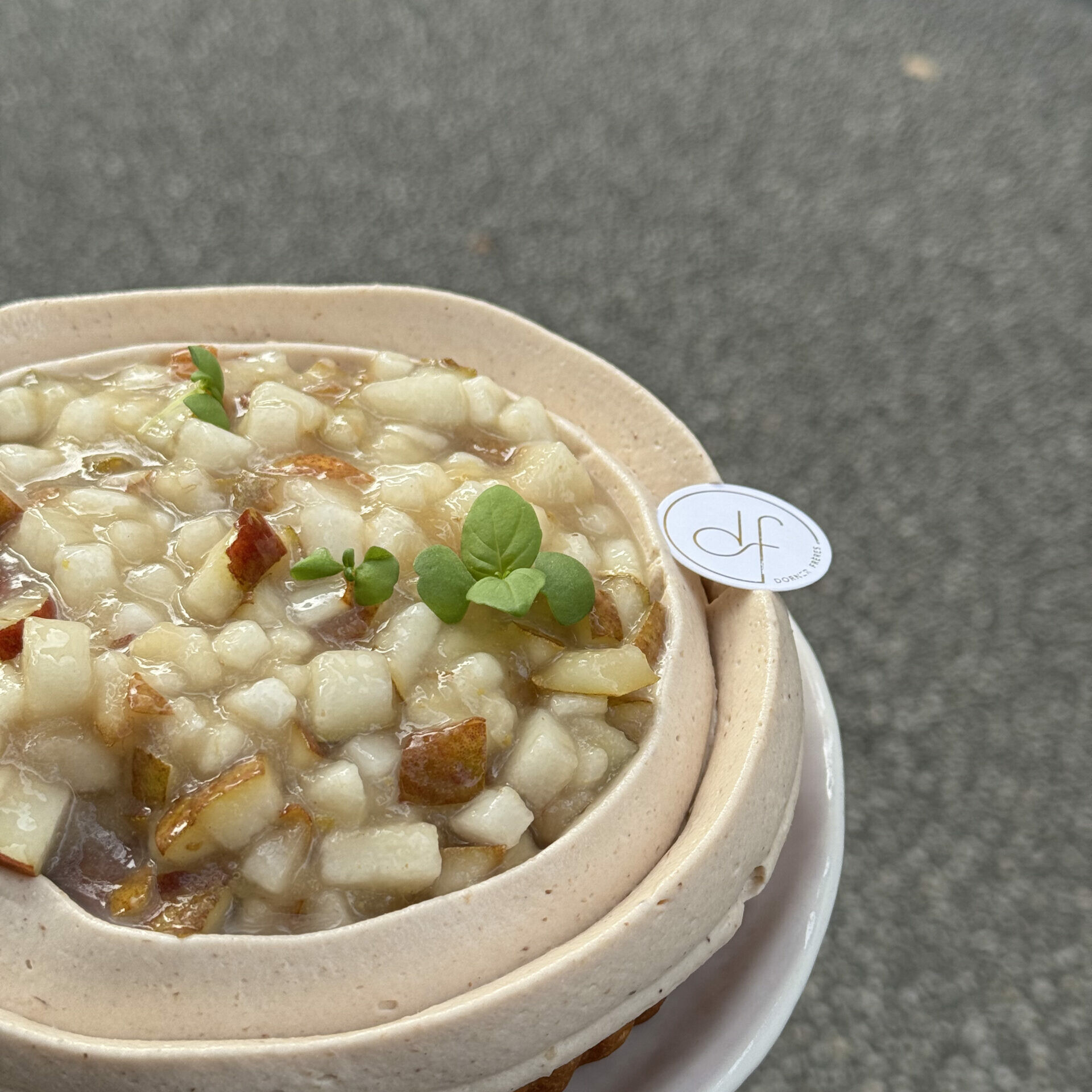 Tarte poire-marron Dorner Frères