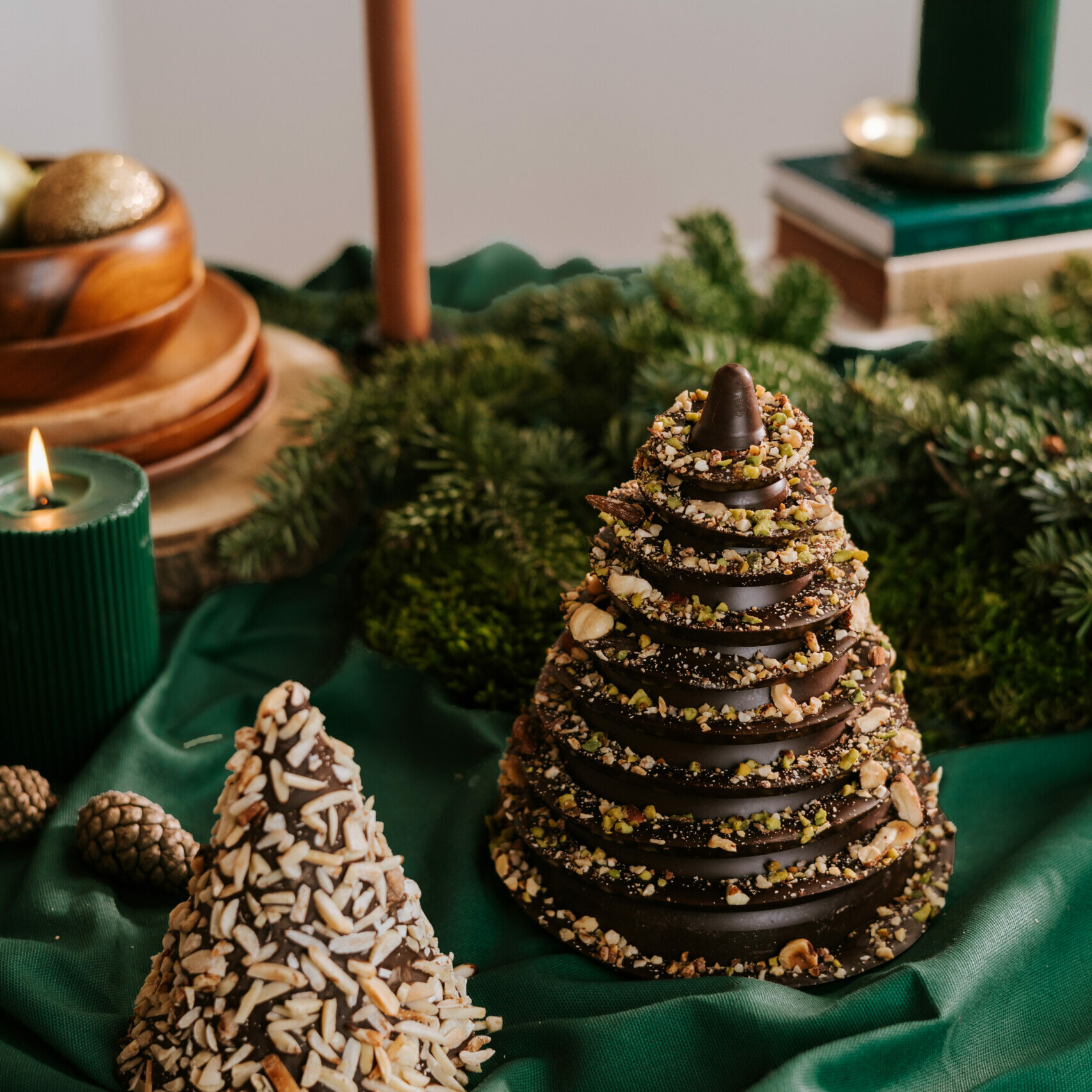 Sapin chocolat mendiant / Dorner Frères