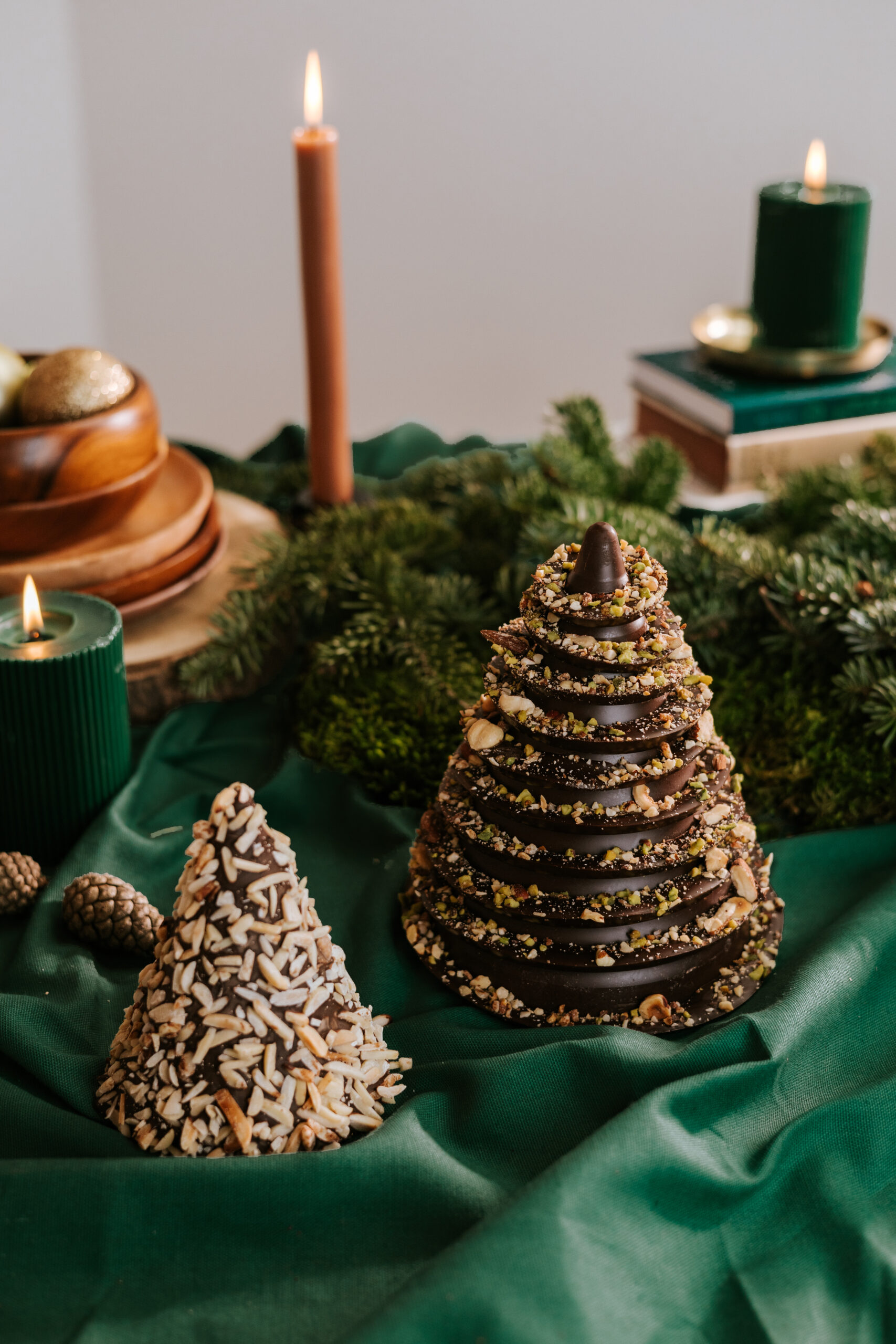 Sapin chocolat mendiant / Dorner Frères