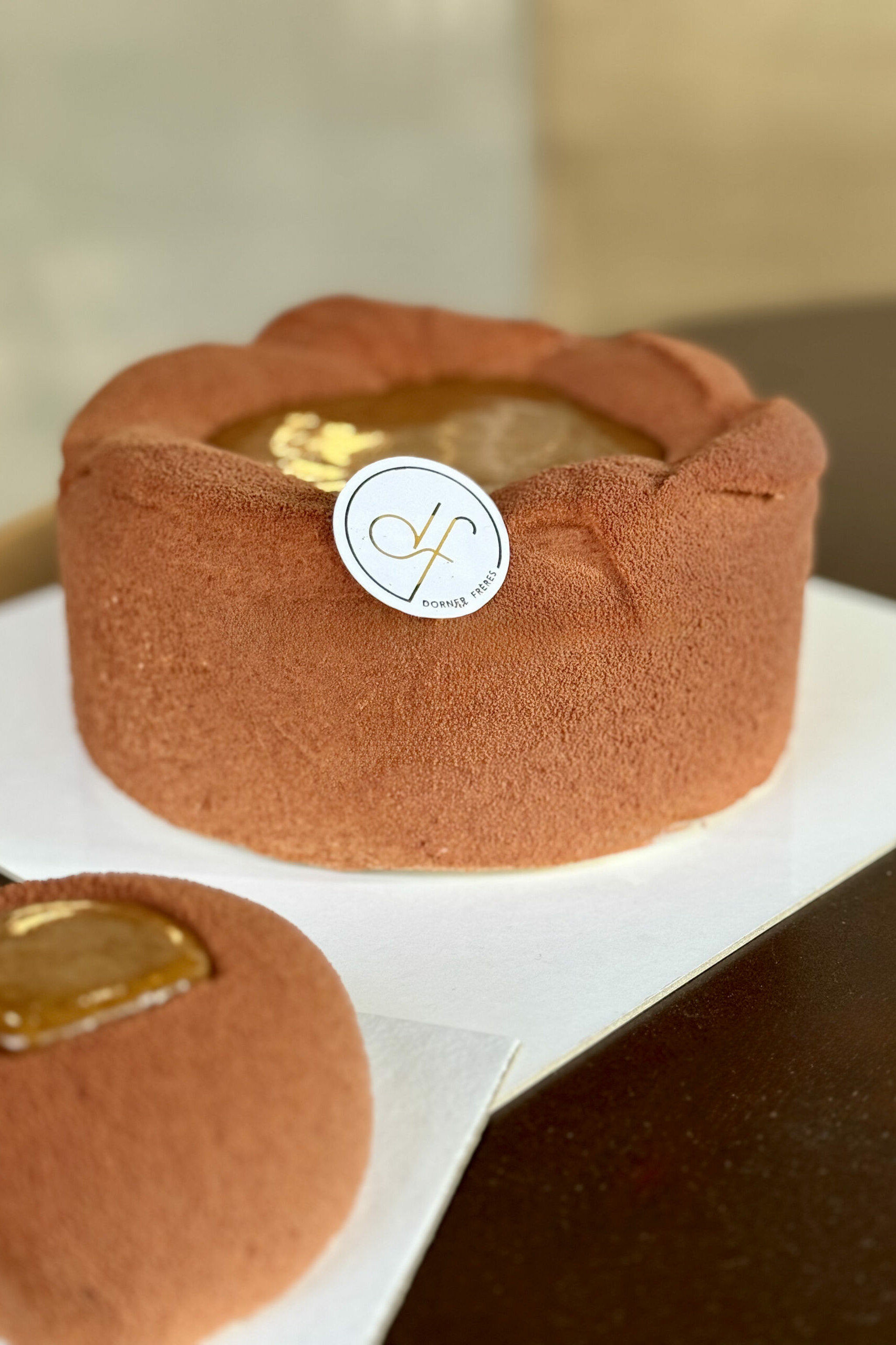 Entremets vanille pécan