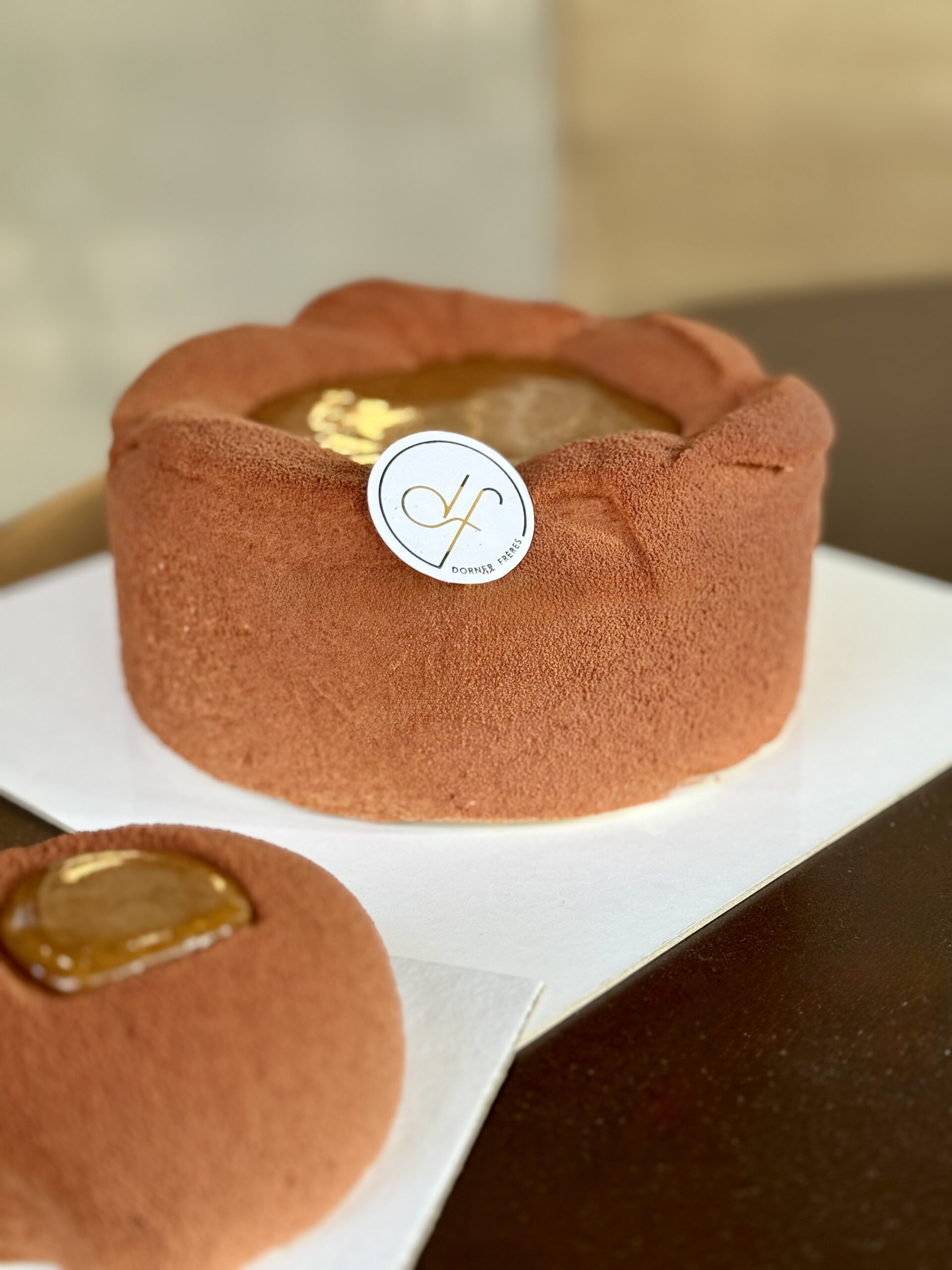 Entremets vanille pécan