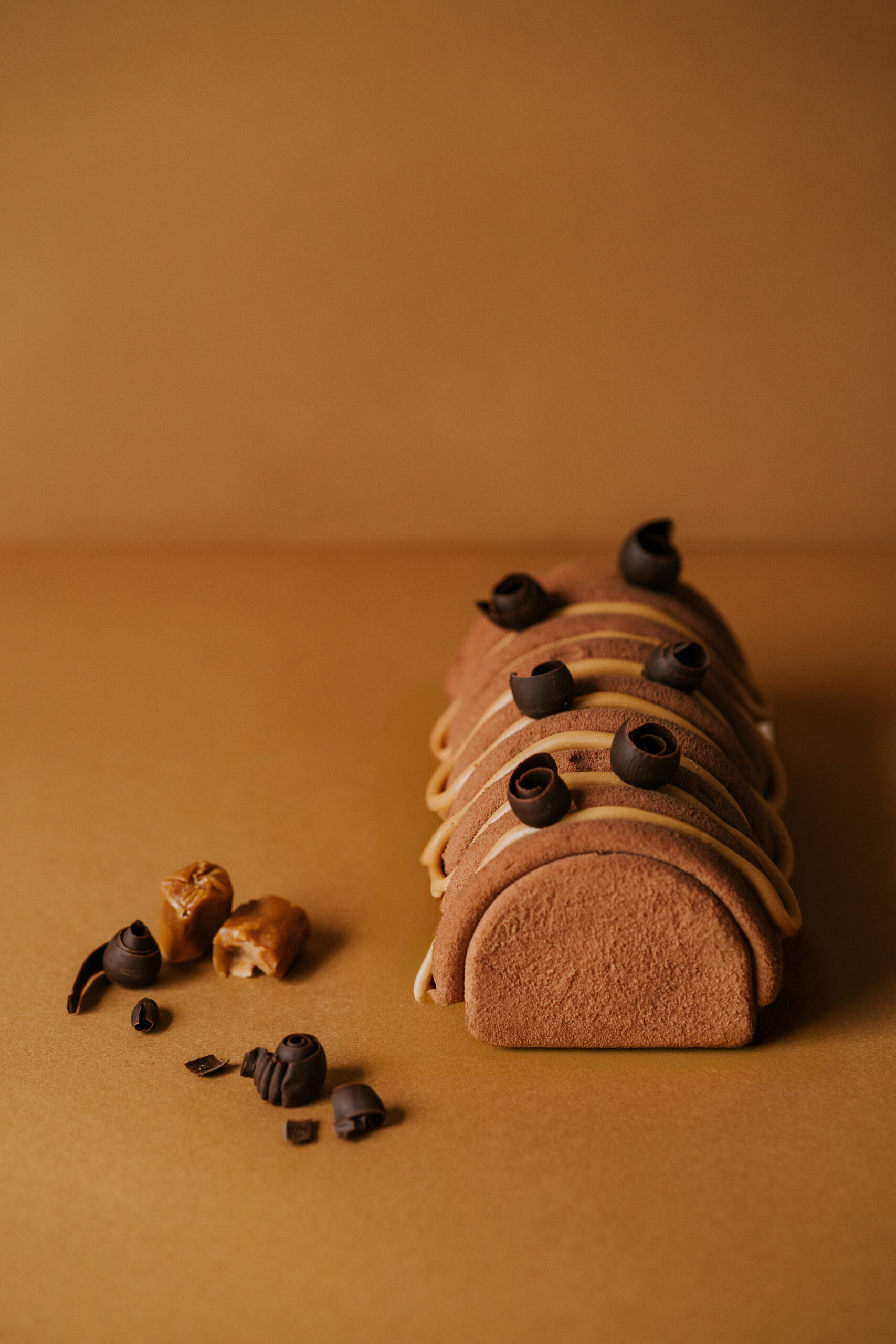 Bûche chocolat caramel - Dorner Frères