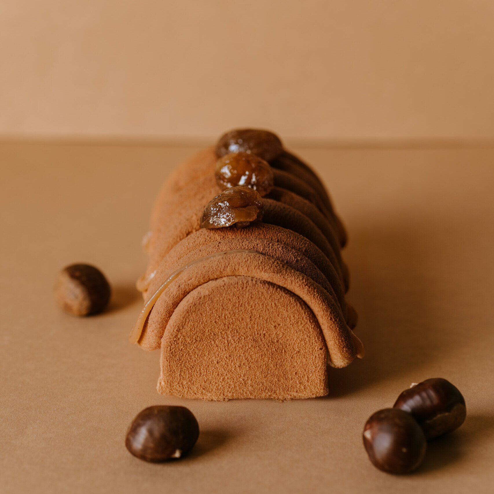 Bûche marron agrumes - Dorner Frères