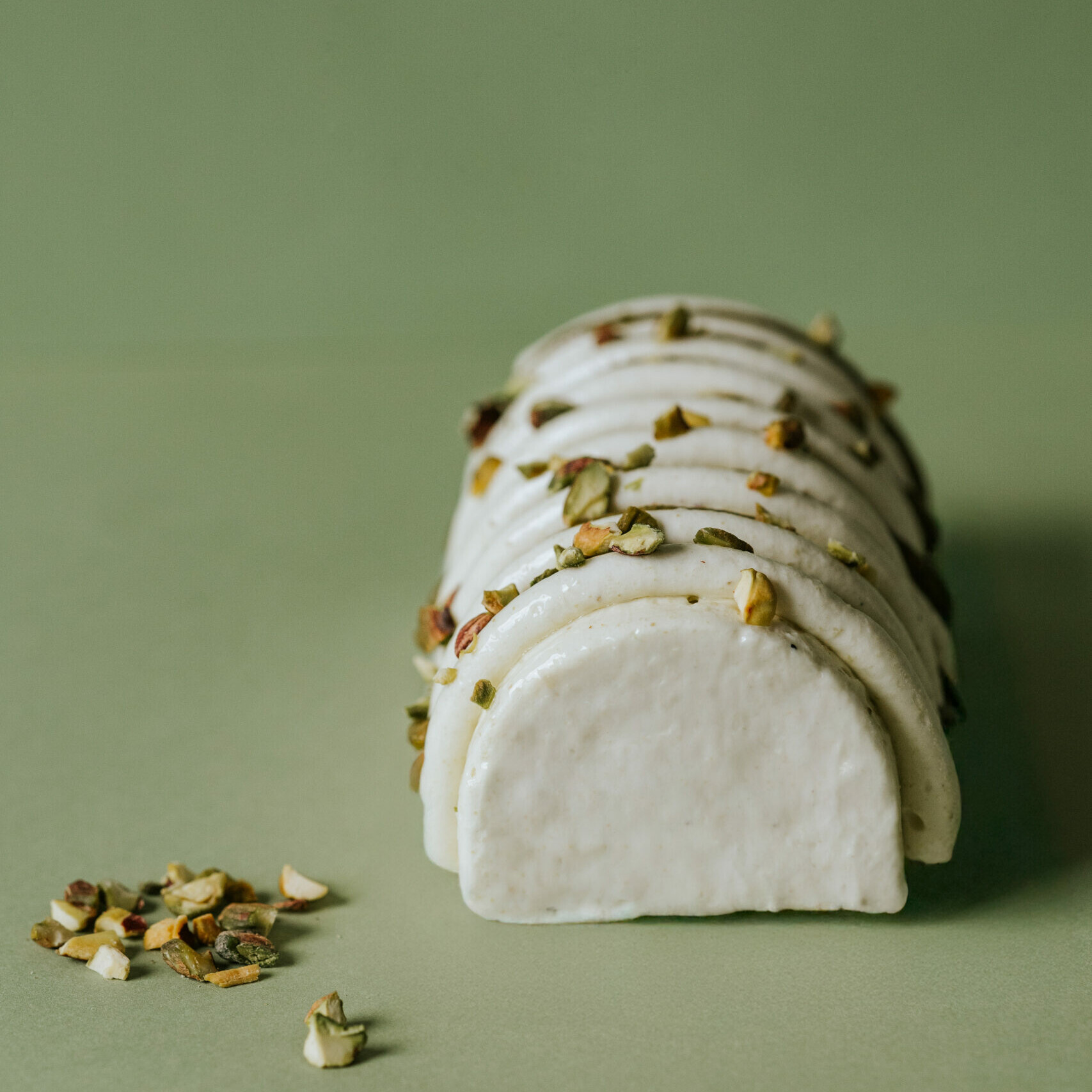 Bûche pistache fleur d'oranger- Dorner Frères