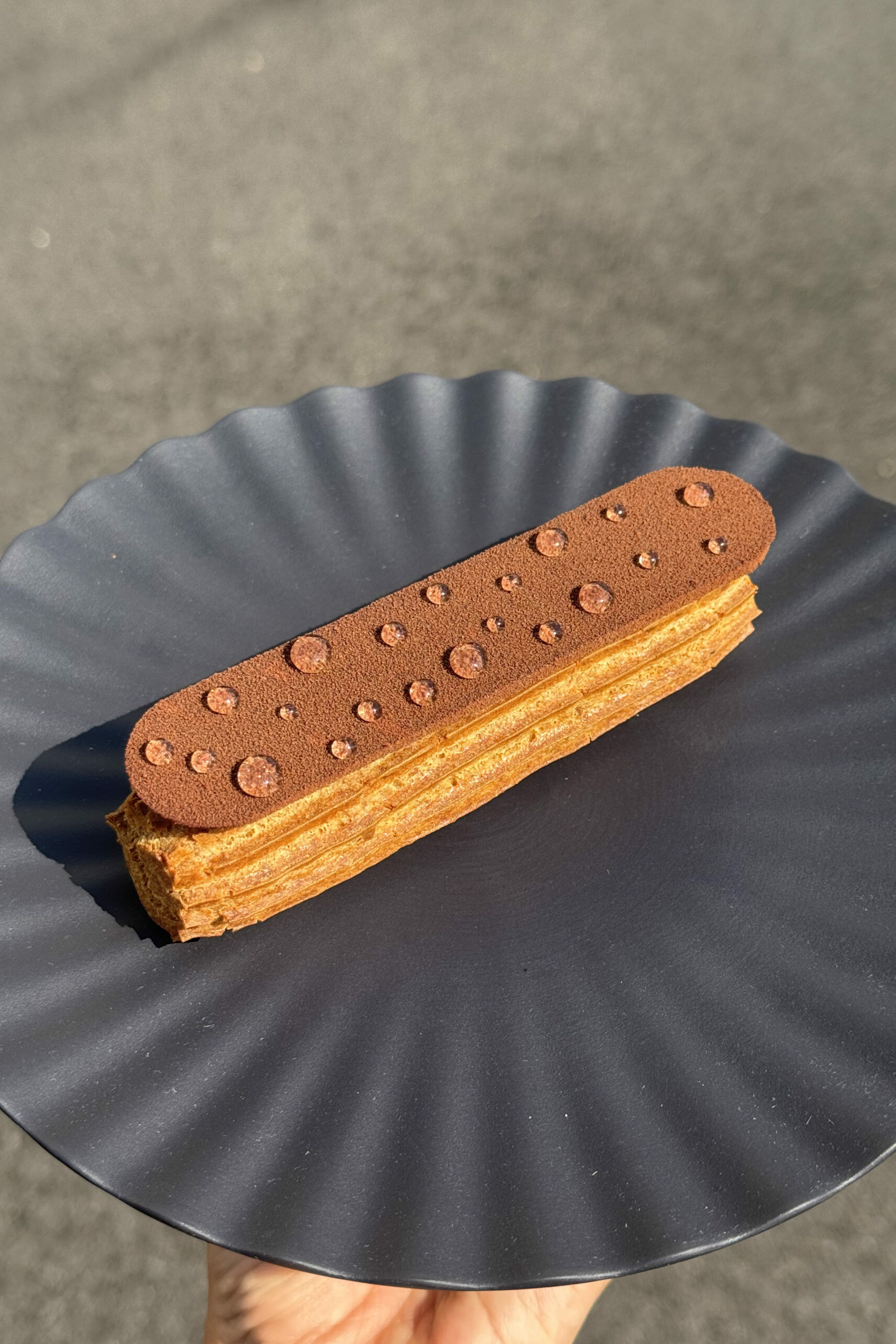 Éclair au chocolat