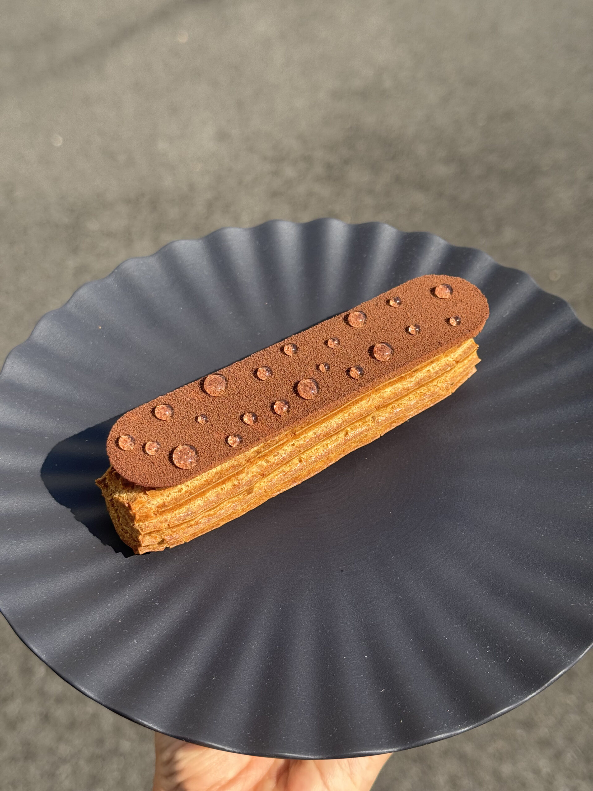Éclair au chocolat